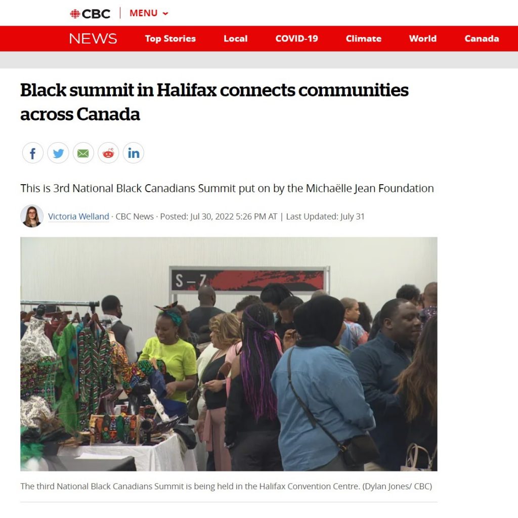CBC News Black Summit in Halifax 2022