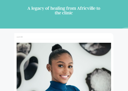 Thumbnail for the post titled: A legacy of healing from Africville to the clinic – Foundation for Black Communities